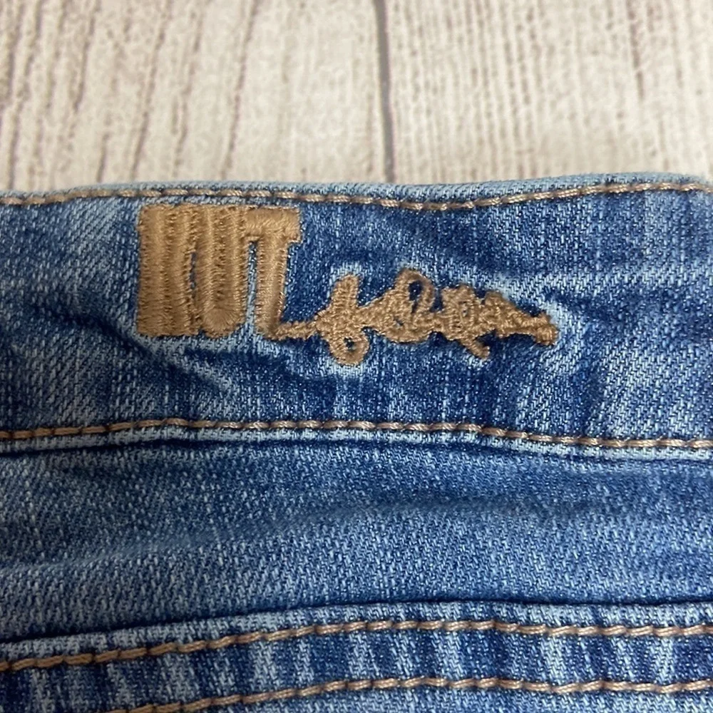 Kut from the Kloth Mid Rise Denim Bermuda Shorts